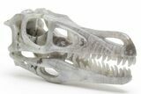 Carved Labradorite Dinosaur Skull #218497-4